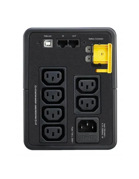 Alimentazione di emergenza a batteria con protezione contro le sovratensioni per computer e apparati elettronici.