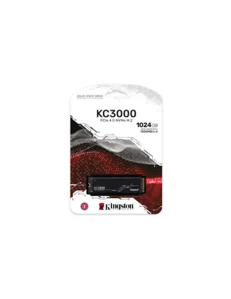 Kingston KC3000 e' un SSD da 1TB con connettore M.2 NVMe e una velocita' di lettura di 7000MB/s