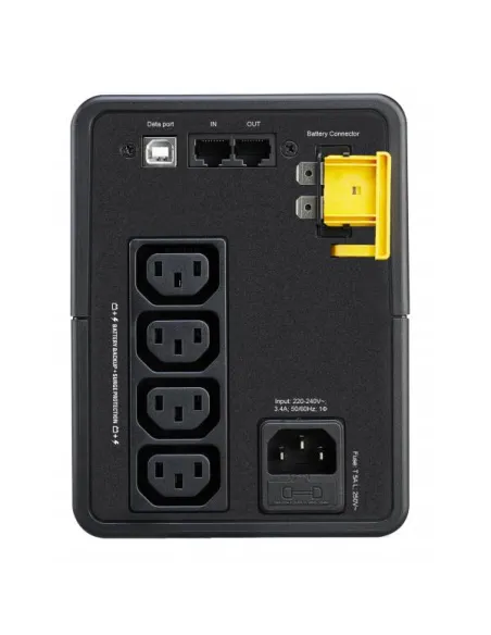 Alimentazione di emergenza a batteria con protezione contro le sovratensioni per computer e apparati elettronici.