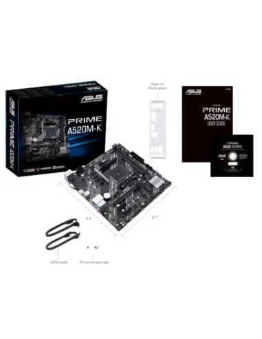 ASUS PRIME A520M-K AMD A520 Socket AM4 micro ATX