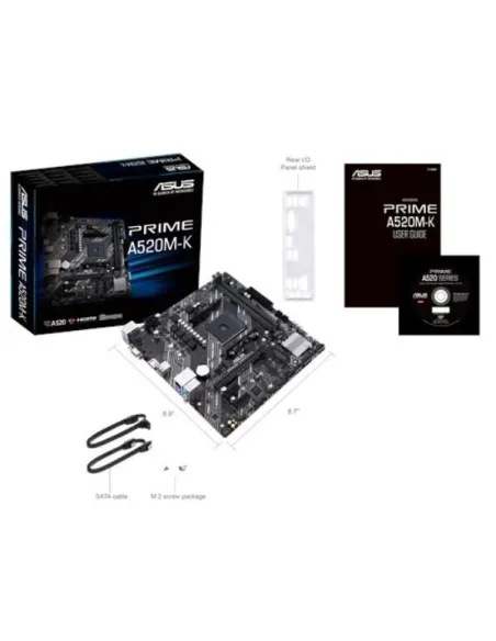 ASUS PRIME A520M-K AMD A520 Socket AM4 micro ATX