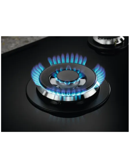 PIANO GAS EGG7536K 75CM 5F NERO