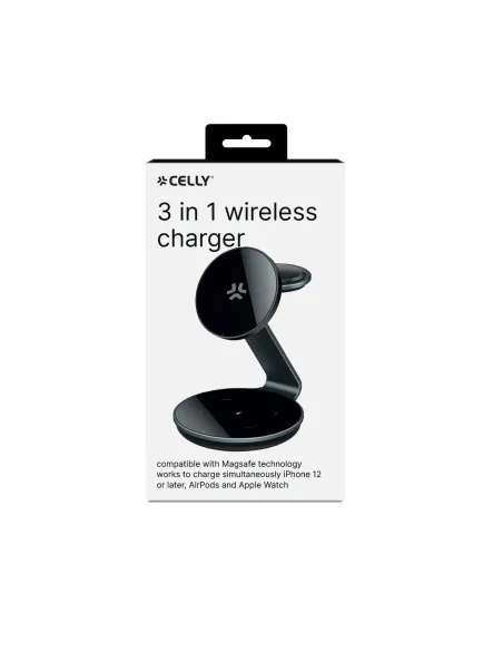 MAGSAFE STAND CHARGE 3IN1 EVO BK