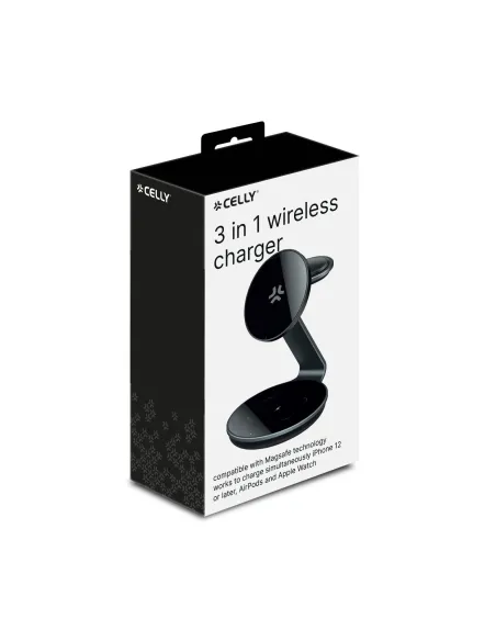 MAGSAFE STAND CHARGE 3IN1 EVO BK