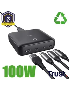 MAXO 100W 4-PORT DESKTOP CHARGER