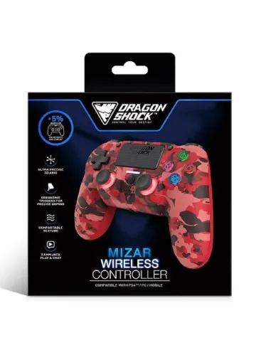 MIZAR WIRELESS RED CAMO PS4