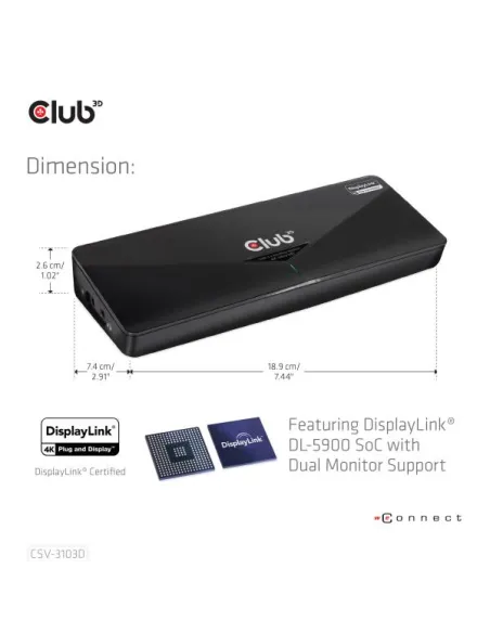 USB 3.1 GEN1 UHD 4K DOCKING STATION