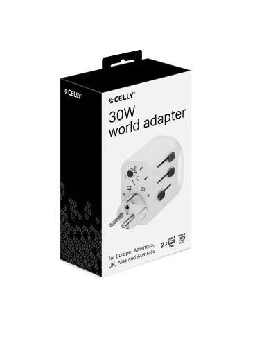 MULTIPLUG TRAVEL CHARGER 30W WH