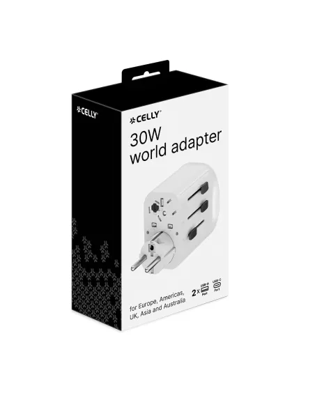 MULTIPLUG TRAVEL CHARGER 30W WH