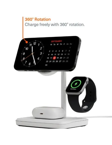 QI2 3IN1 CHARGEBASE - WHITE