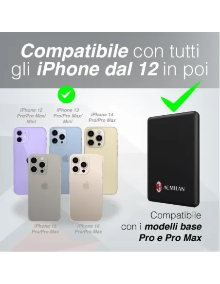 POWERBANK MILAN WIRELESS MAGNETICO