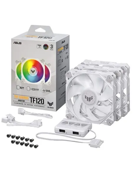TUF GAMING TF120 ARGB WHITE 3IN1