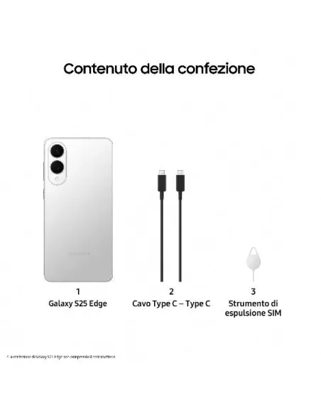 GALAXY S25 EDGE 12GB+512GB SILV