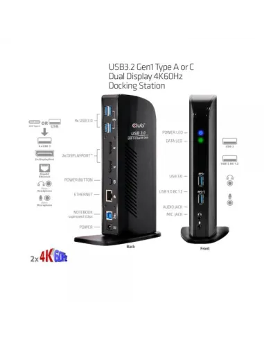 USB 3.1 DUAL DISPLAY DOCKING STAT.