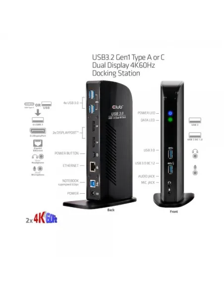 USB 3.1 DUAL DISPLAY DOCKING STAT.