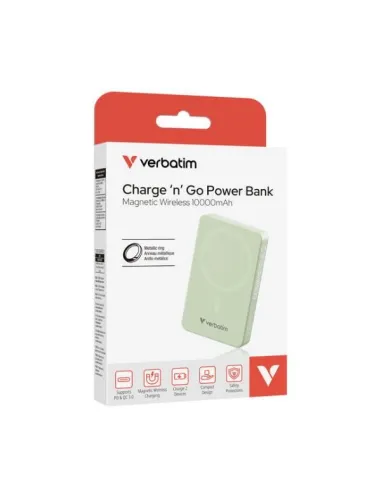 POWER BANK 10000MAH MAG SAFE GREEN