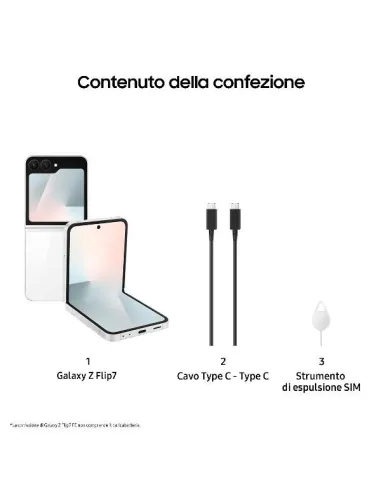 GALAXY Z FLIP7 FE 8+256GB WHITE