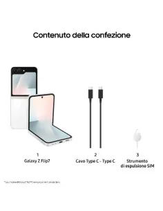 GALAXY Z FLIP7 FE 8+128GB WHITE