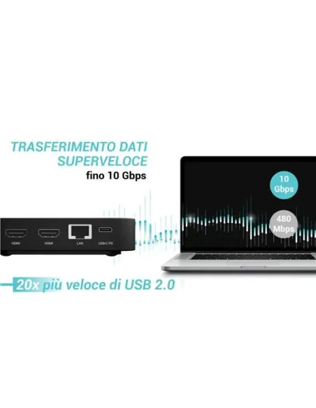 USB-C DP DUAL HDMI DOCKING PD 100W