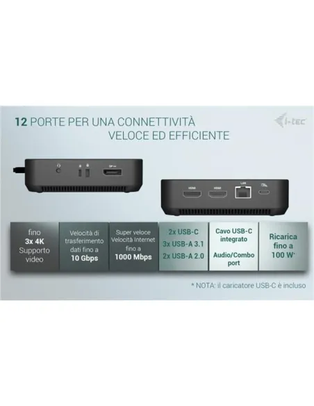 USB-C DP DUAL HDMI DOCKING PD 100W