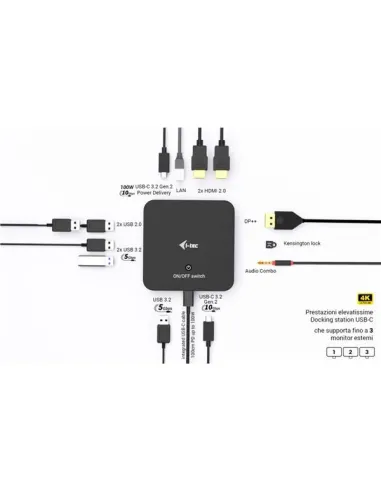USB-C DP DUAL HDMI DOCKING PD 100W
