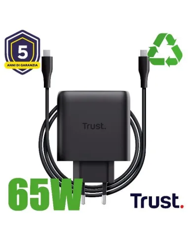 MAXO 65W USB-C GAN CHARGER BLACK