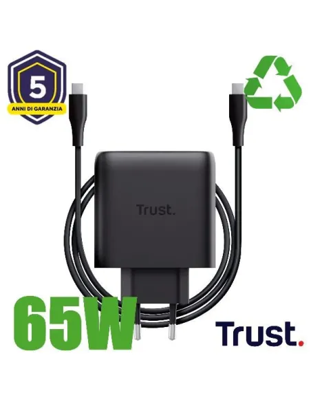 MAXO 65W USB-C GAN CHARGER BLACK