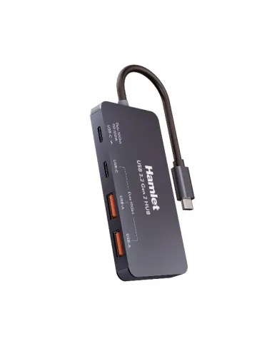 HUB 4 PORTE USB-A + USB-C + PD100W