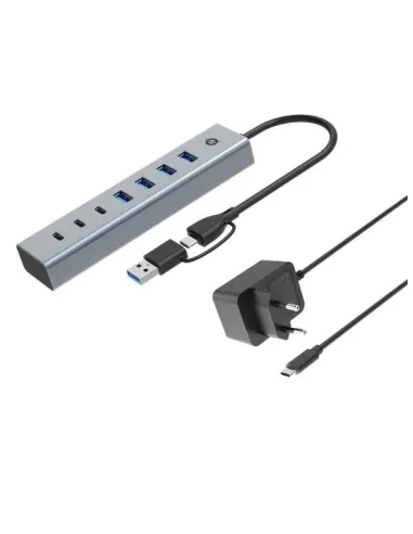7-PORT USB 3.0 HUB WITH POWER ADAPT