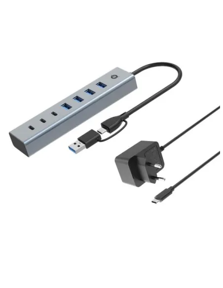 7-PORT USB 3.0 HUB WITH POWER ADAPT