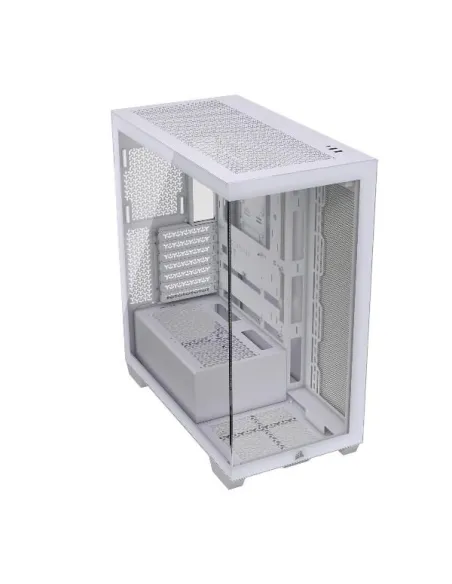 3500X TEMPERED GLASS MID-TOWER WH