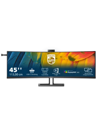 45 MONITOR CURVO WEBCAM