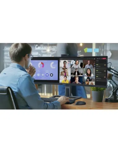 45 MONITOR CURVO WEBCAM