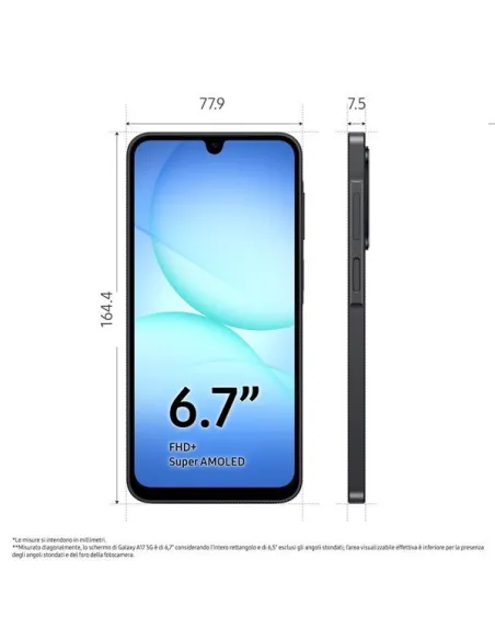 GALAXY A17 5G 4+128GB BLACK