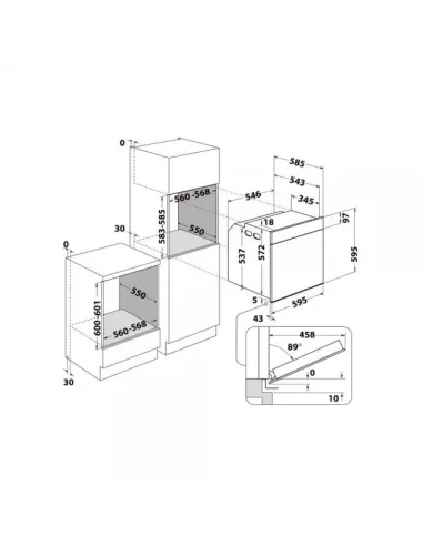 FORNO FIT804HANHA BI 73L A
