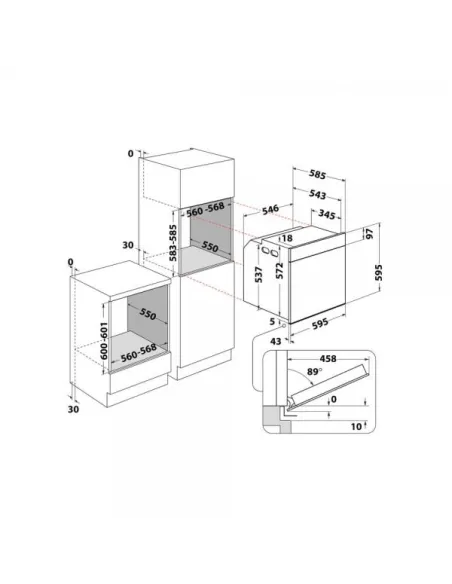 FORNO FIT804HANHA BI 73L A