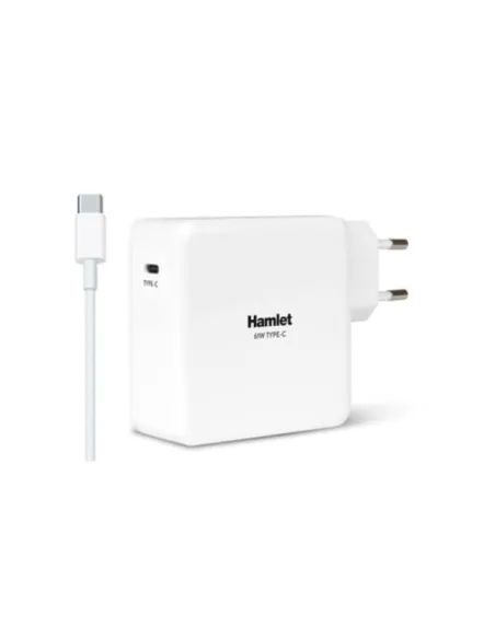 Hamlet 61W Type-C Charger alimentatore universale per notebook bianco