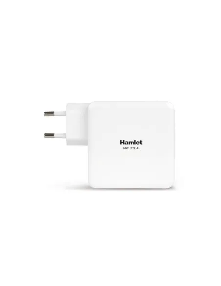 Hamlet 61W Type-C Charger alimentatore universale per notebook bianco