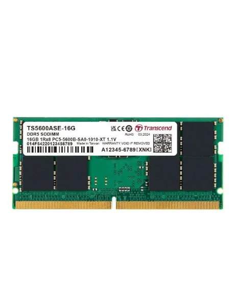 16GB TS DDR5 5600 SO-DIMM 1RX8 CL46