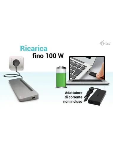 USB-C METAL 4K 3X DISPLAY + PD 100W