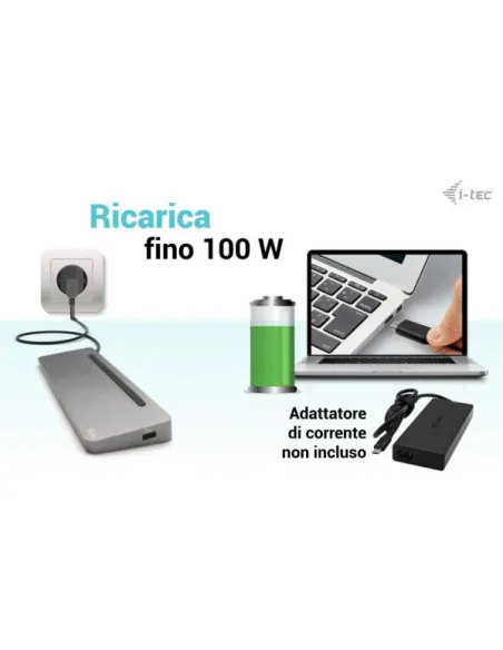 USB-C METAL 4K 3X DISPLAY + PD 100W