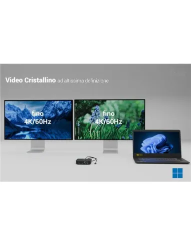 USB-C DUAL HDMI DOCKING PD 100W