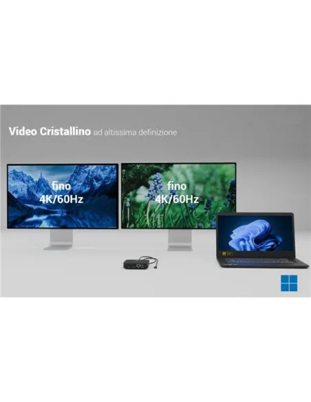 USB-C DUAL HDMI DOCKING PD 100W