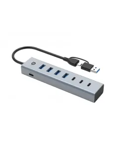 7-PORT USB 3.0 HUB 5GBPS USB-C X 3 2