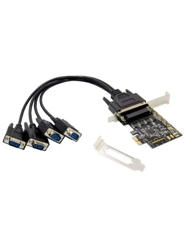 4-PORT DB9 RS232 SERIAL PCIE CARD