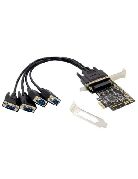 4-PORT DB9 RS232 SERIAL PCIE CARD