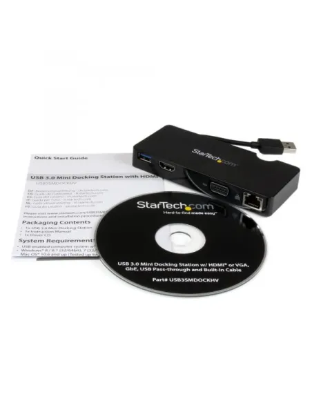 MINI DOCK USB3.0 HDMI/VGA/GBE