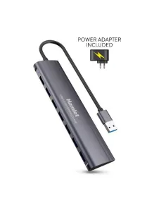 HUB USB3.0 SLIM 7 PORTE 5.0GBPS ALI