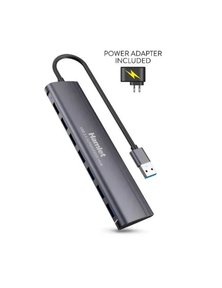 HUB USB3.0 SLIM 7 PORTE 5.0GBPS ALI