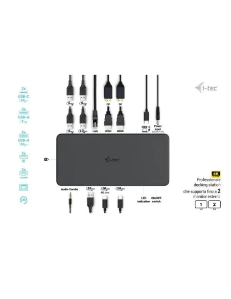 USB3.0/C/THUNR3 DUAL 4KDOCGEN2PD100